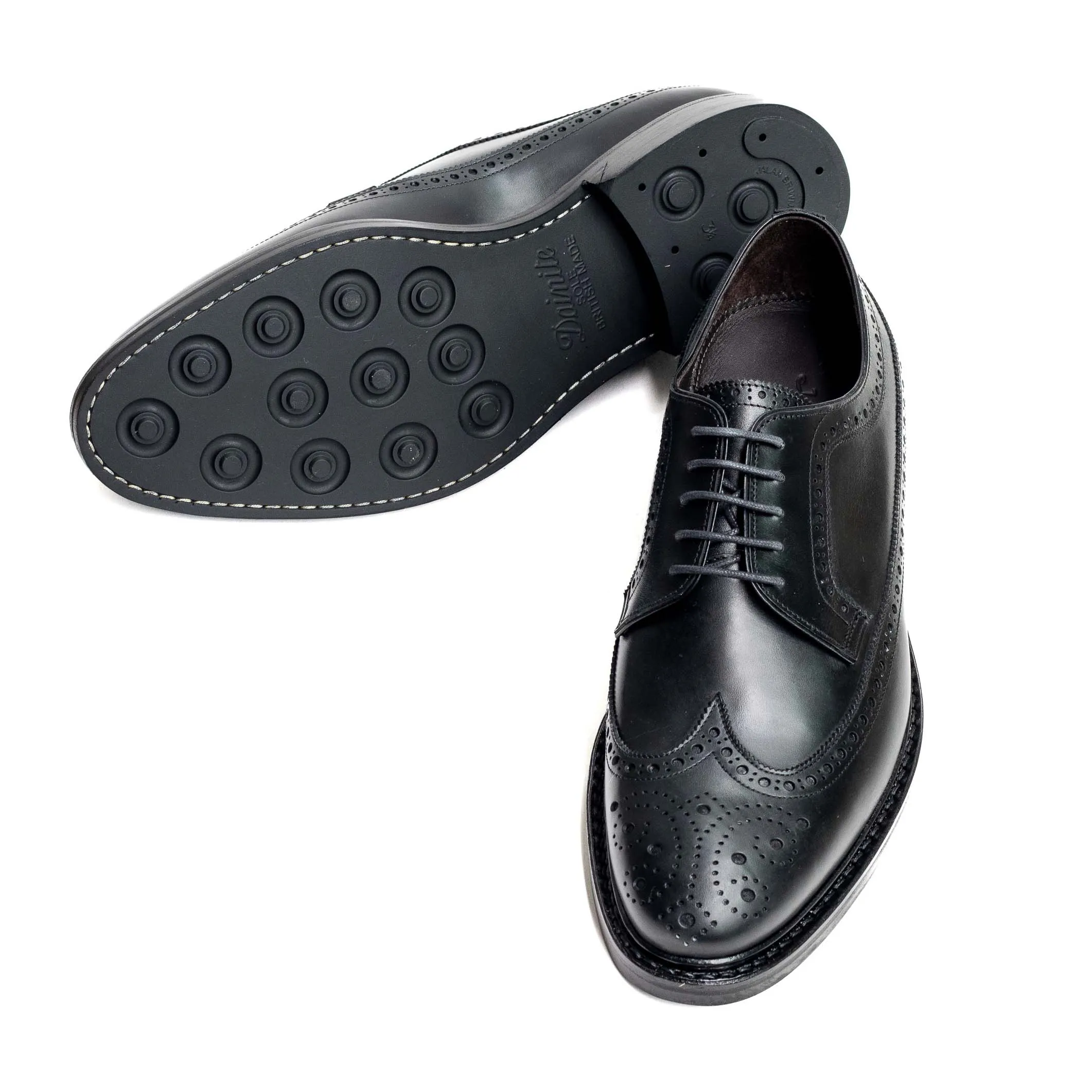 Men's Full Brogue Derby (Dainite Sole) / Black Calf 98652