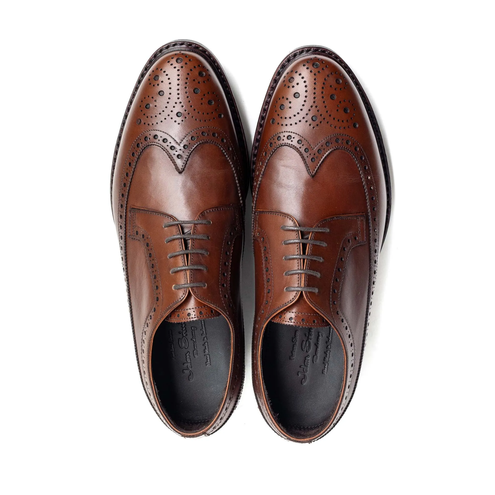 Men's Full Brogue Derby (Dainite Sole) / Cuoio Calf 98652