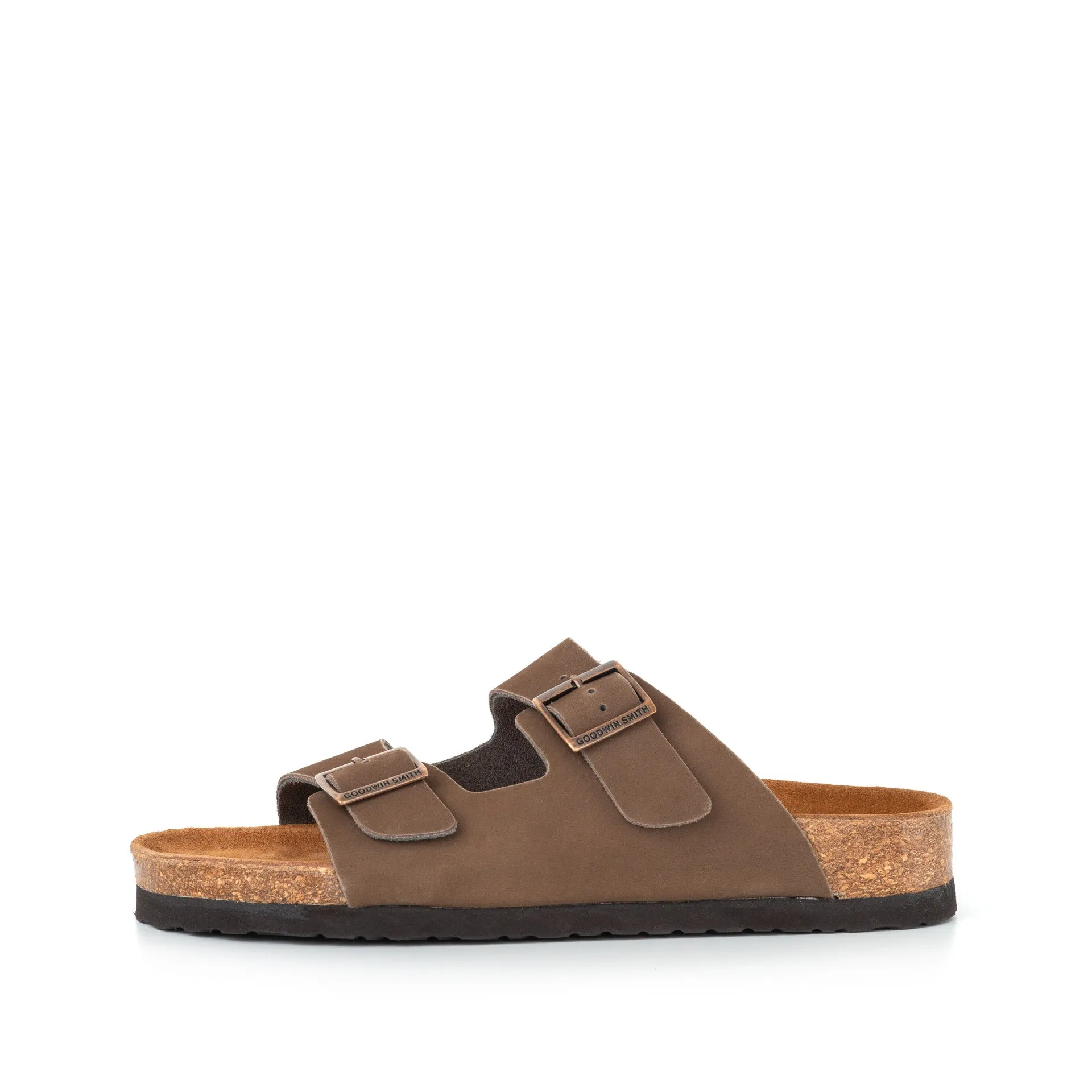 Men's Hibiscus Brown Nubuck Sandal