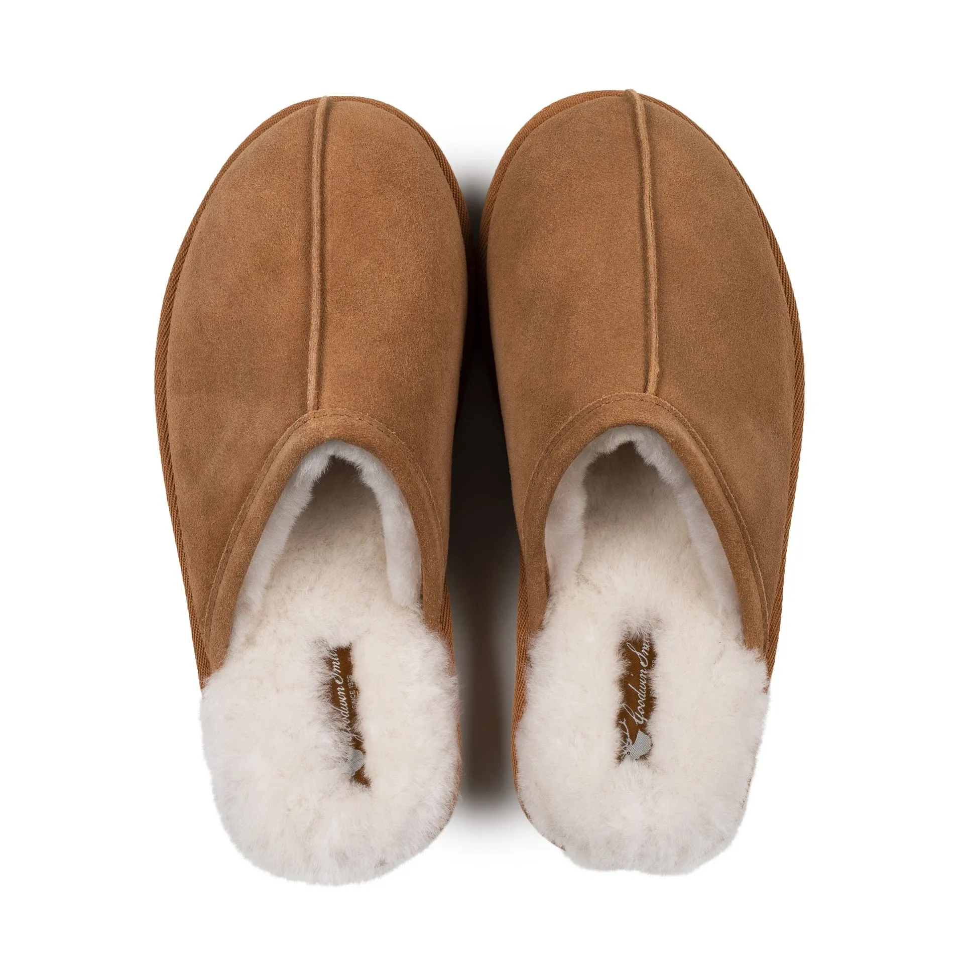 MENS MAX TAN SHEEPSKIN MULE