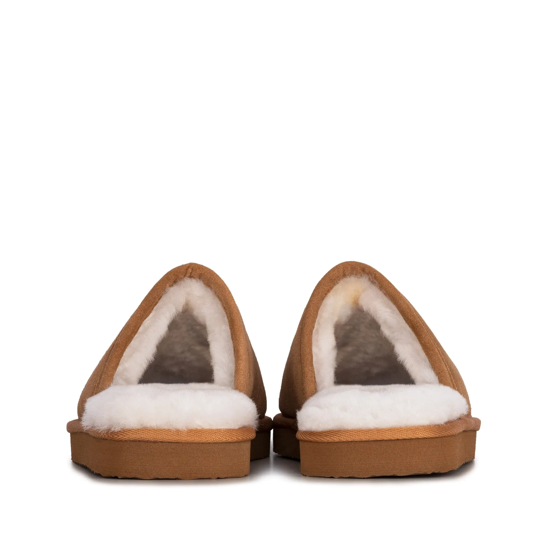 MENS MAX TAN SHEEPSKIN MULE