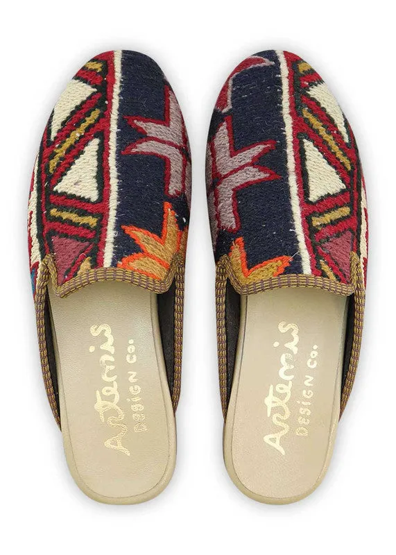 Men's Sumak Kilim Slippers - Size 6