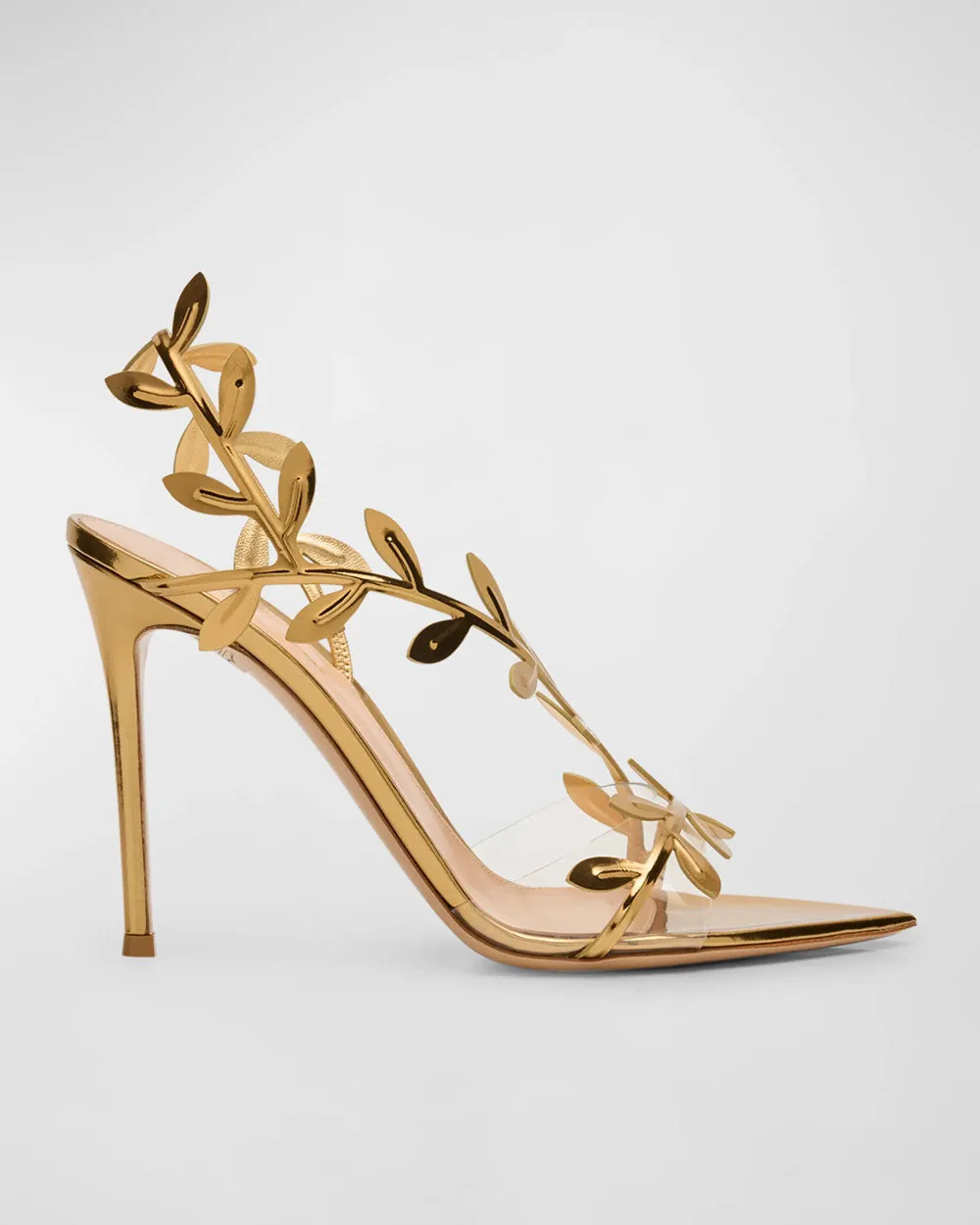 Metallic Branch Sandal in Gold