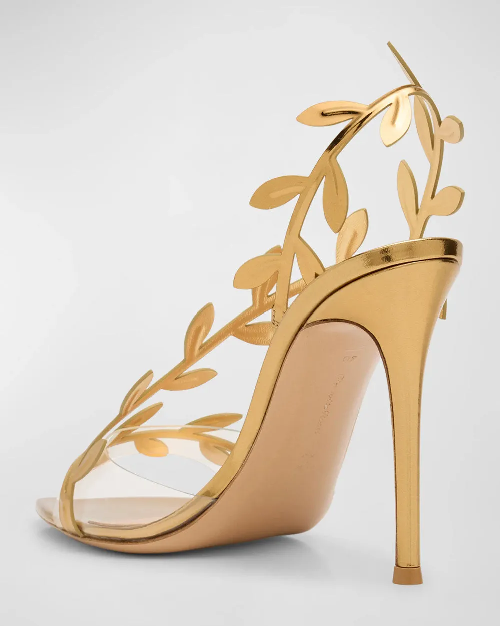 Metallic Branch Sandal in Gold