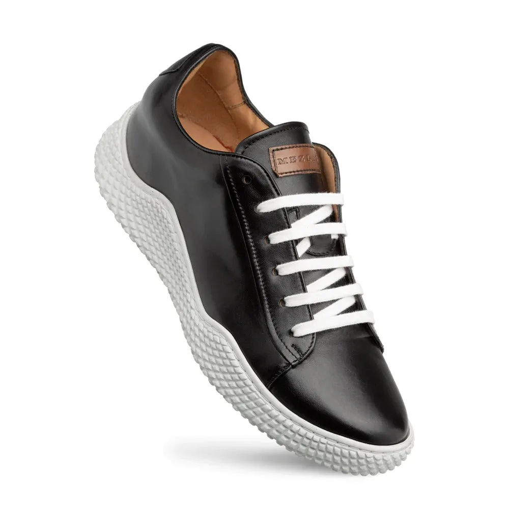 Mezlan A20604 Men's Shoes Black Calf-Skin Leather Casual Sneakers (MZ3600)