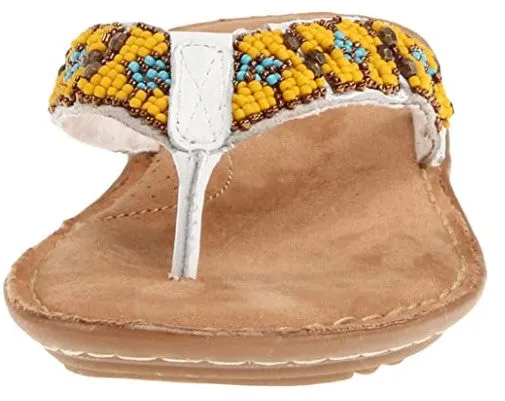 Minnetonka Moccasin Sandal, Marin, White