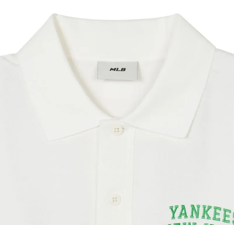 MLB Korea  |Unisex Street Style Cotton Logo Polos