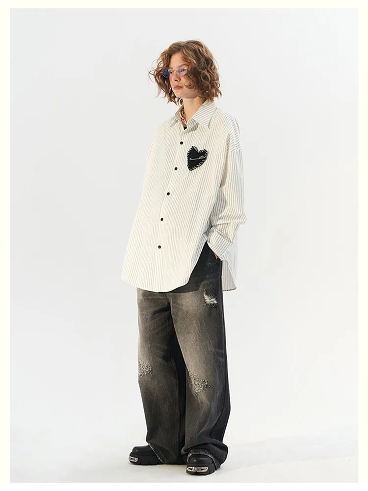 MODITEC  |Unisex Street Style Oversized Shirts