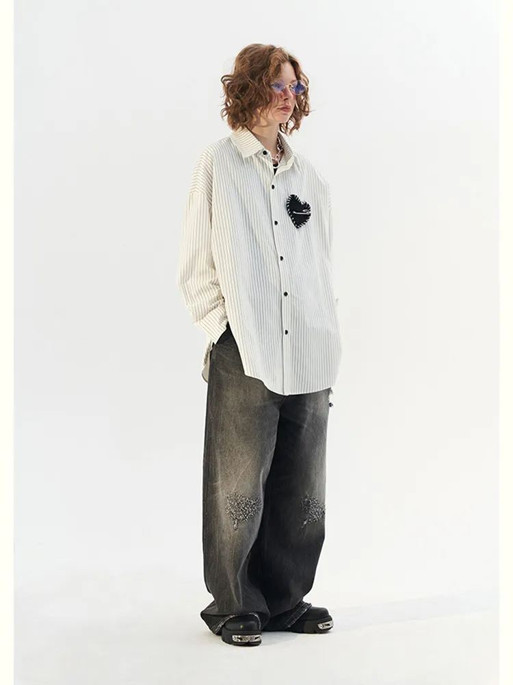 MODITEC  |Unisex Street Style Oversized Shirts