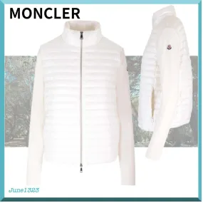 MONCLER  |Unisex Street Style Plain Logo Cardigans