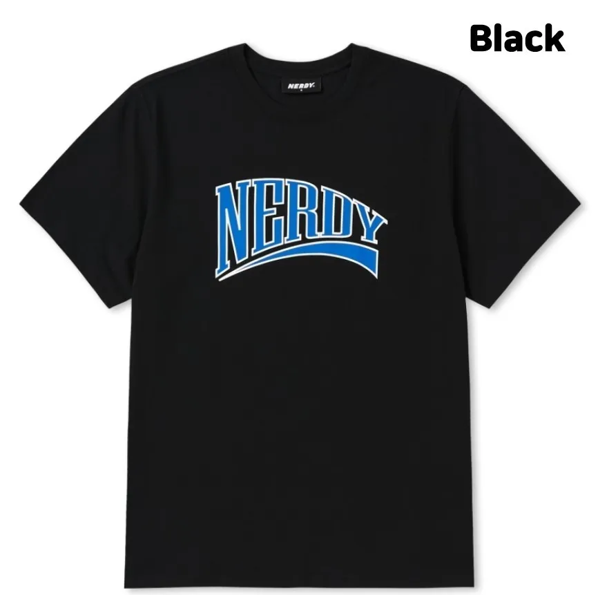 NERDY  |Unisex Street Style Logo T-Shirts