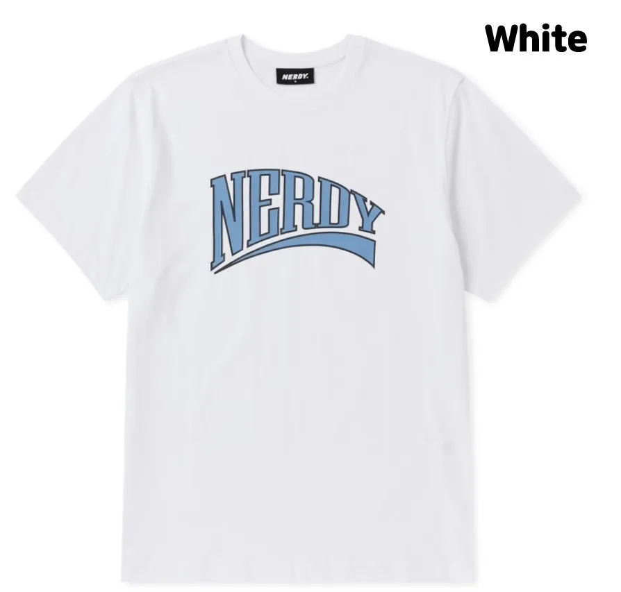 NERDY  |Unisex Street Style Logo T-Shirts