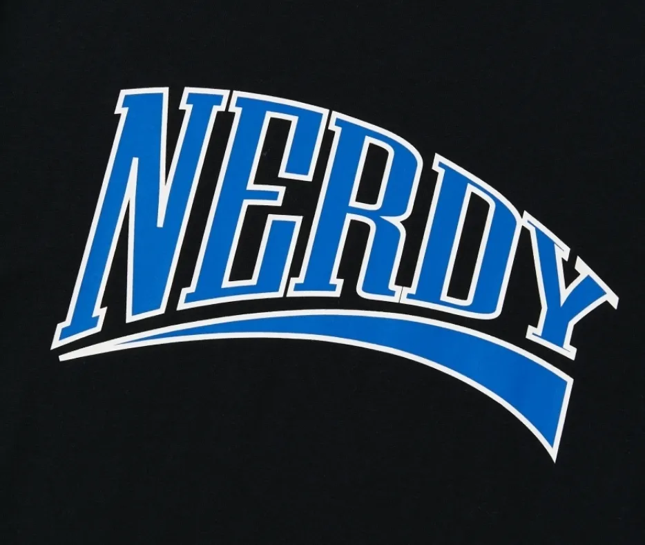 NERDY  |Unisex Street Style Logo T-Shirts