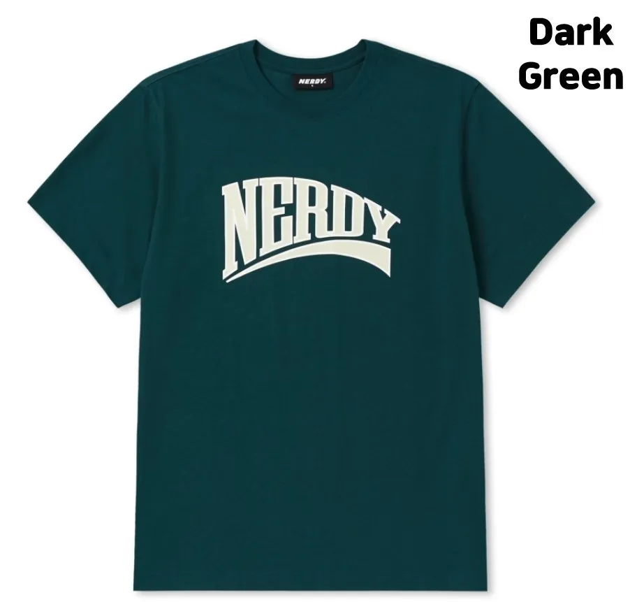 NERDY  |Unisex Street Style Logo T-Shirts