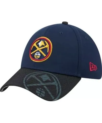 New Era Men's NBA Denver Nuggets Sport Night 39THIRTY Flex Hat