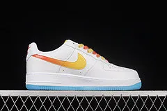 Nike Air Force 1 07 Low White Blue Orange NJ5696-789