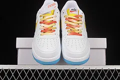 Nike Air Force 1 07 Low White Blue Orange NJ5696-789