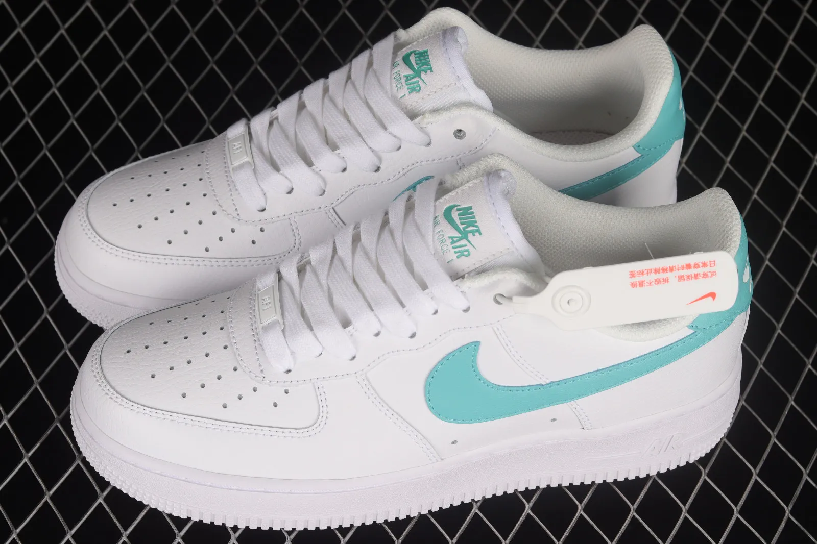 Nike Air Force 1 07 Low White Washed Teal Shoes DD8959-101