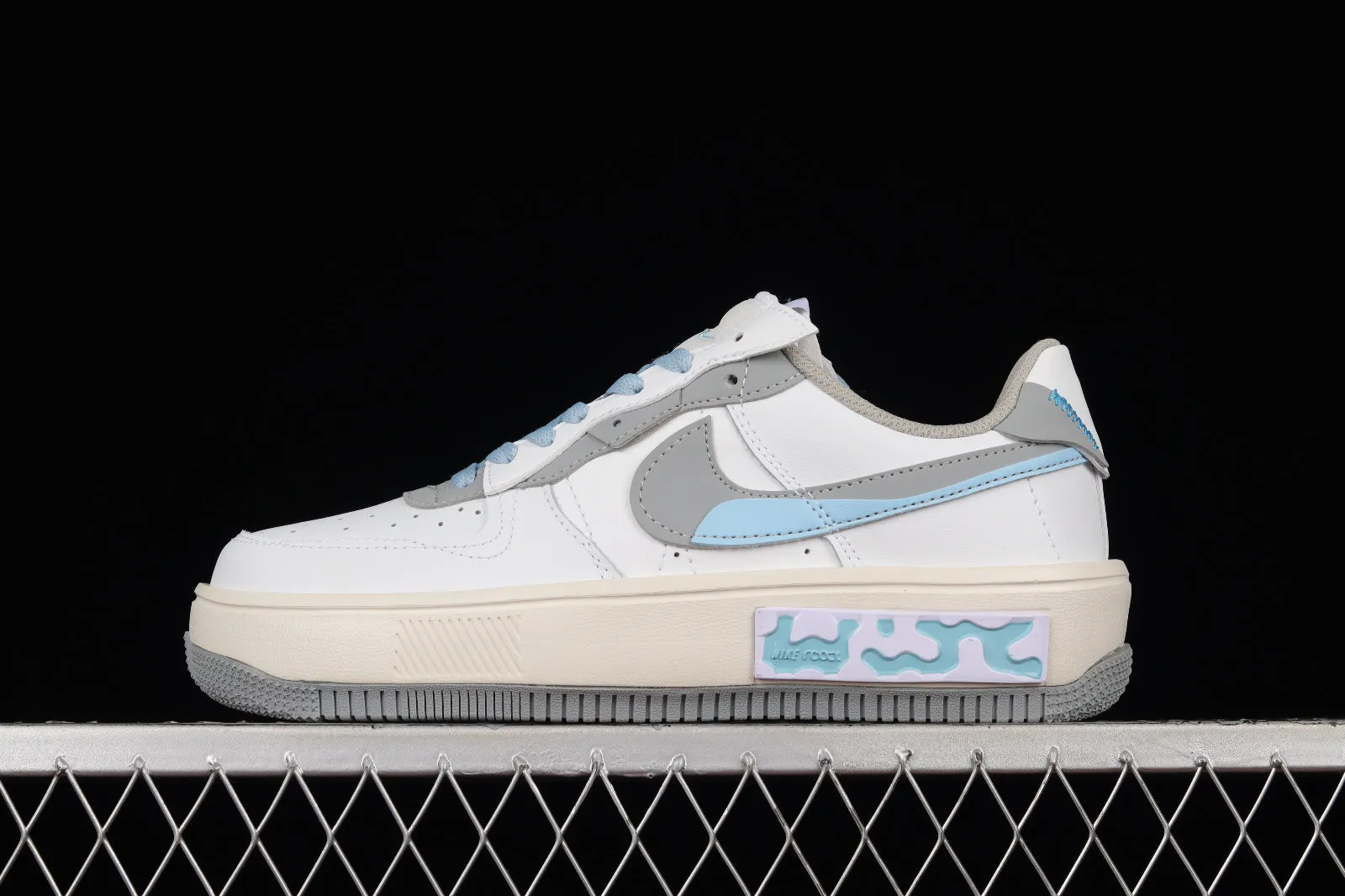 Nike Air Force 1 Fontanka White Dark Grey Light Blue CW6688-601