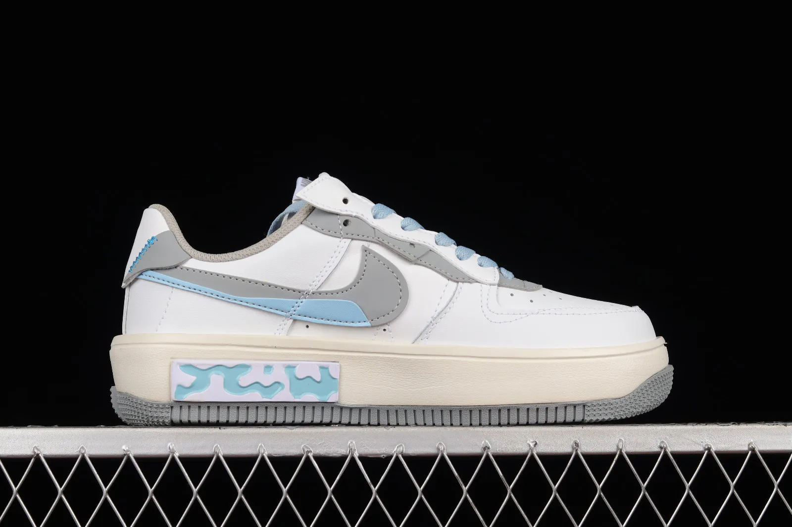 Nike Air Force 1 Fontanka White Dark Grey Light Blue CW6688-601