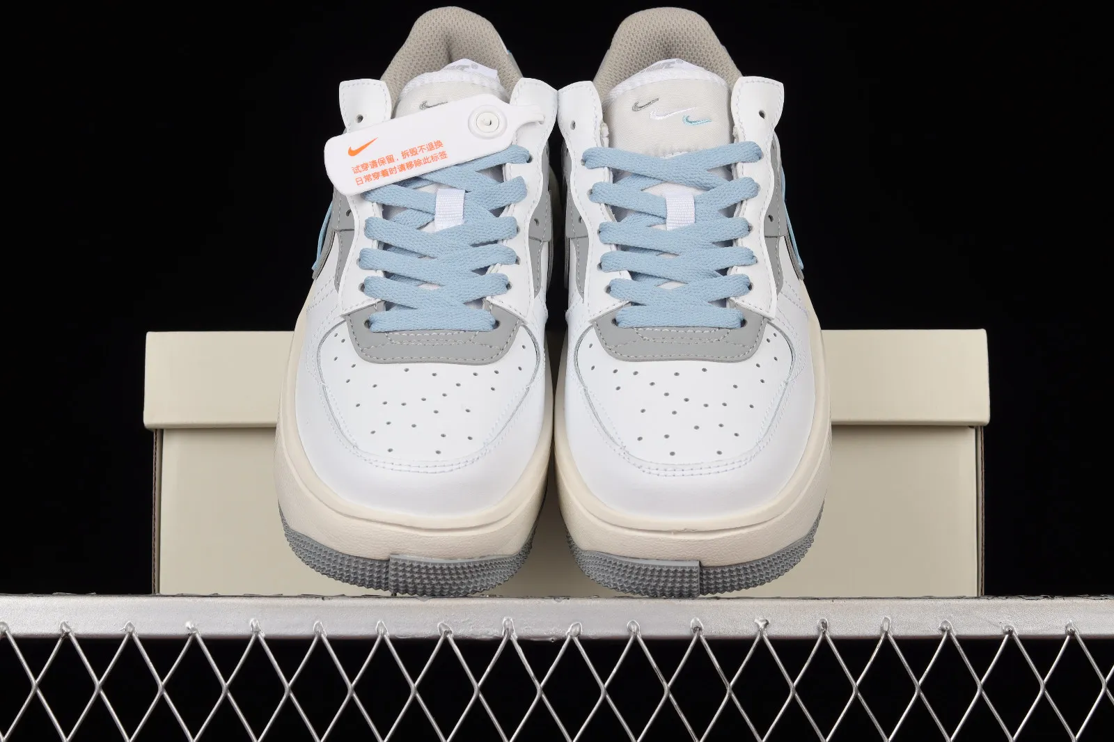 Nike Air Force 1 Fontanka White Dark Grey Light Blue CW6688-601