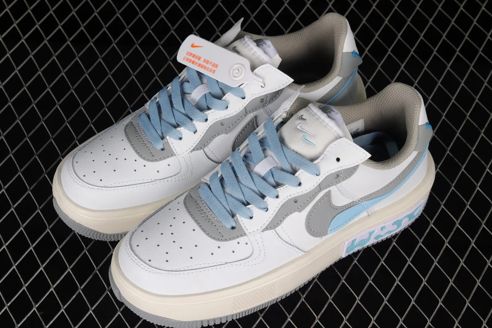 Nike Air Force 1 Fontanka White Dark Grey Light Blue CW6688-601