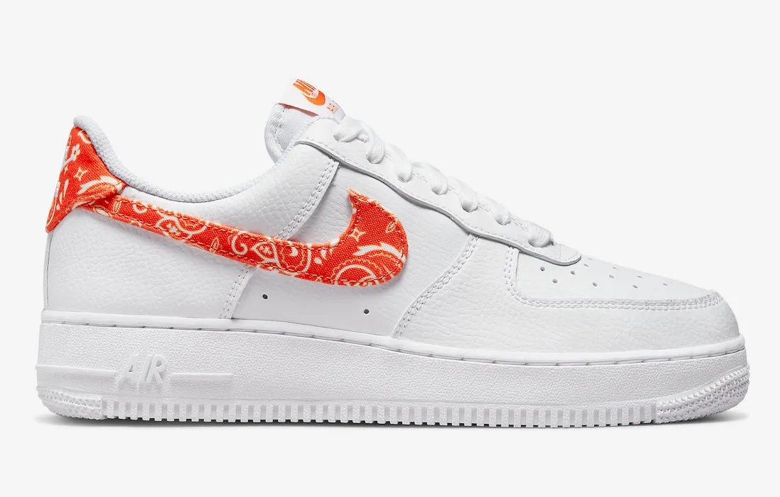 Nike Air Force 1 Low Orange Paisley White DJ9942-102