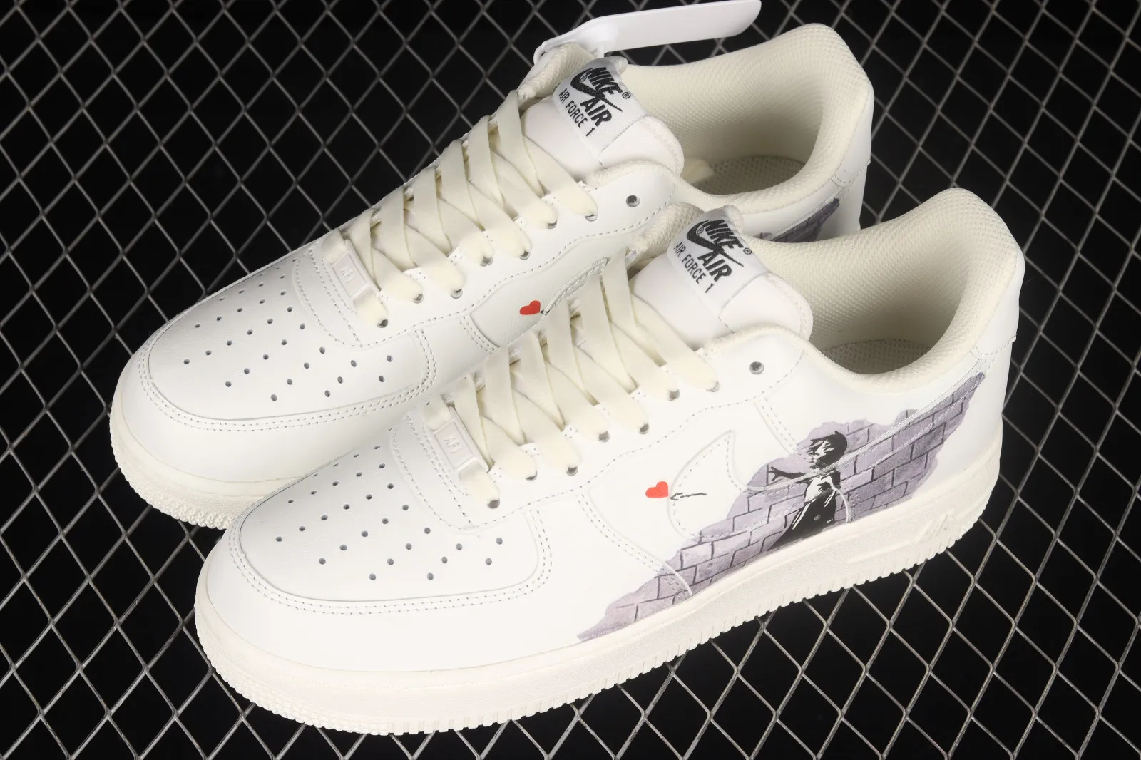 Nike Air Force 1 Low Valentine's Day White Black LZ5988-505