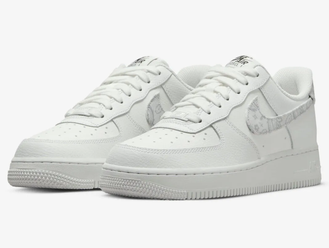 Nike Air Force 1 Low White Paisley Grey Fog DJ9942-100