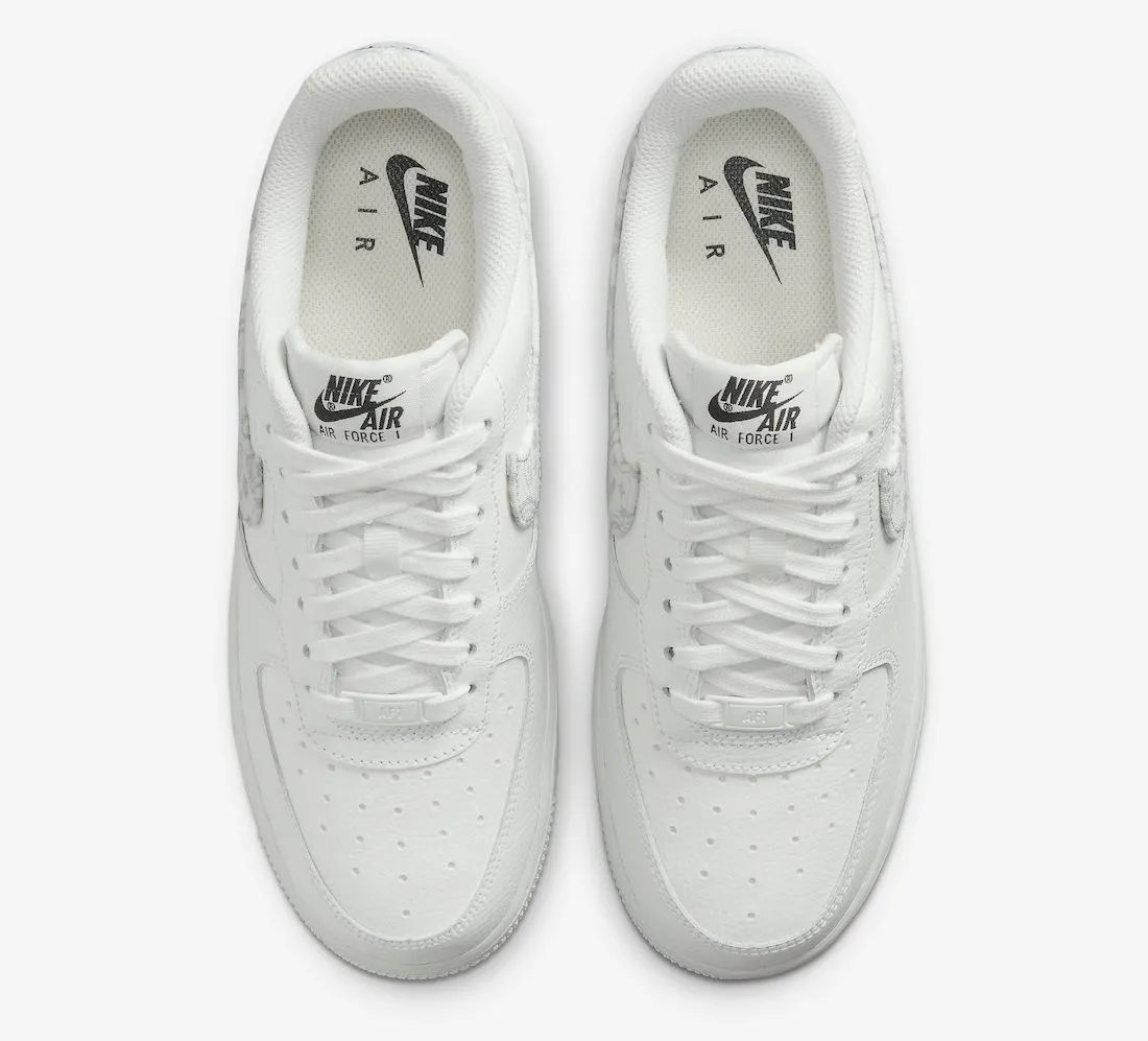 Nike Air Force 1 Low White Paisley Grey Fog DJ9942-100