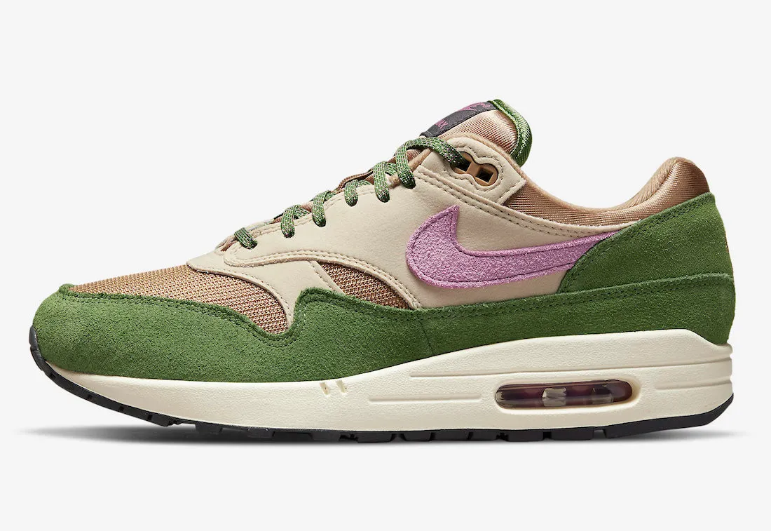 Nike Air Max 1 SH Treeline Treeline Light Bordeaux Dark Driftwood DR9773-300