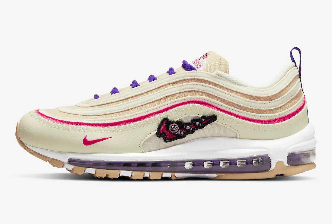 Nike Air Max 97 Air Sprung Sesame Coconut Milk Phantom Electro Purple DH4759-200