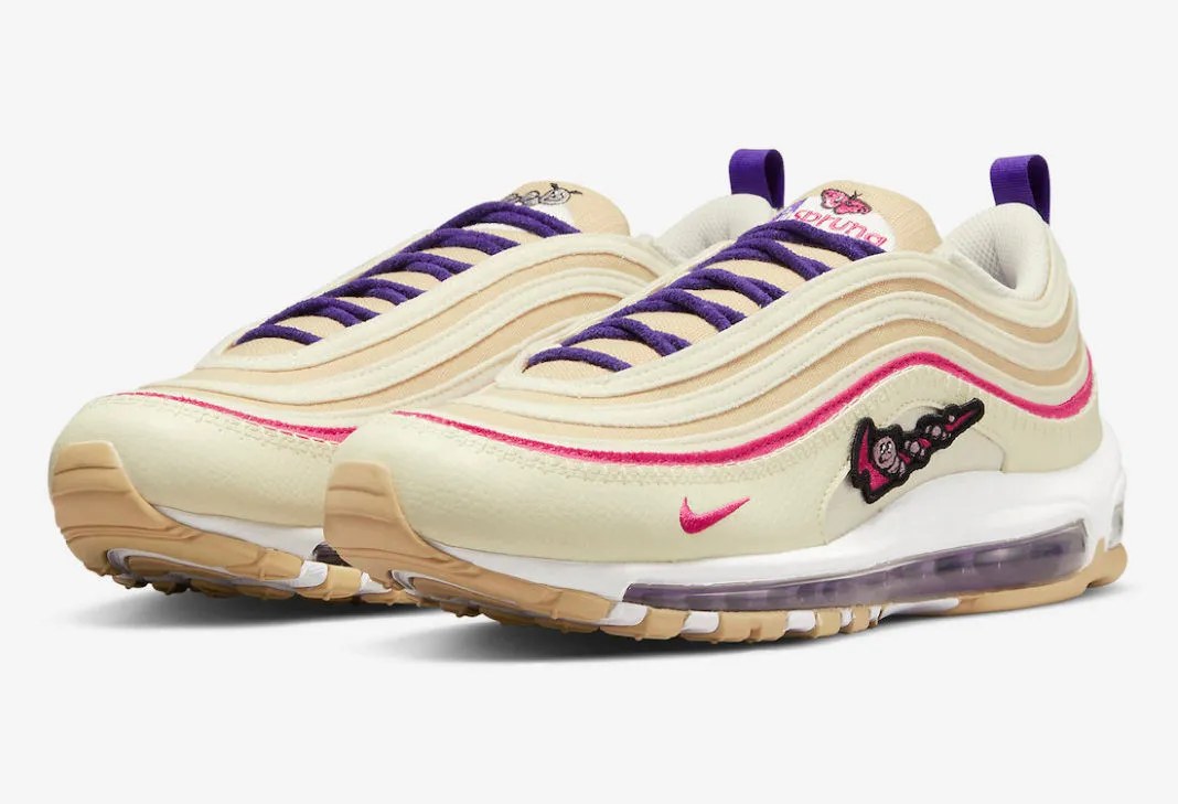 Nike Air Max 97 Air Sprung Sesame Coconut Milk Phantom Electro Purple DH4759-200