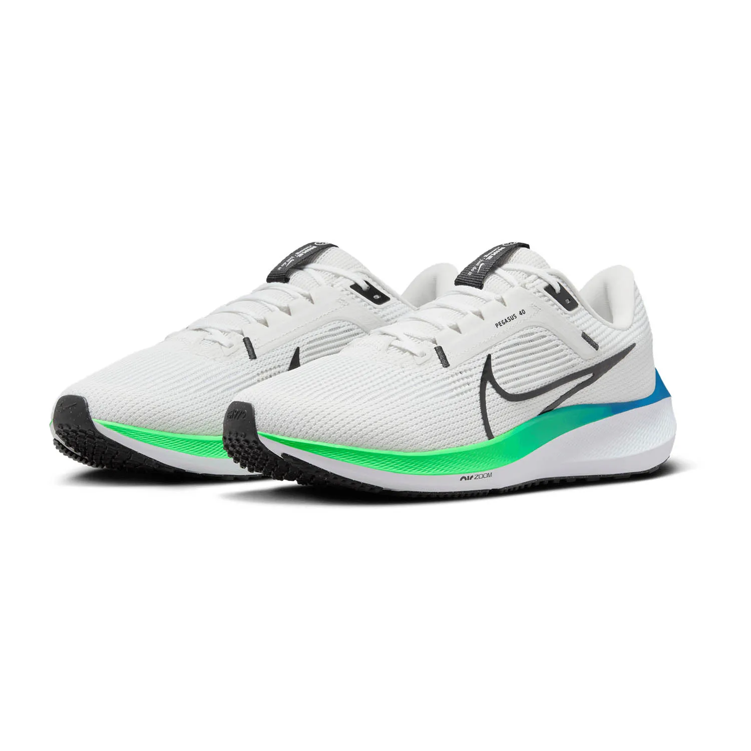 Nike Air Zoom Pegasus 40  Platinum Tint/Black/White/Green Strike