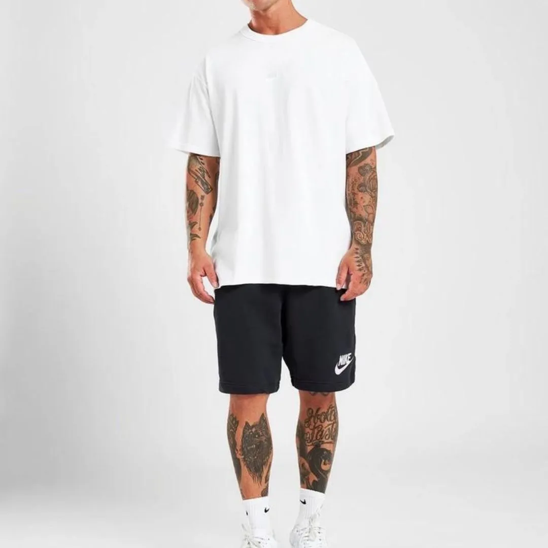 Nike  |Crew Neck Unisex Street Style Plain Cotton Short Sleeves