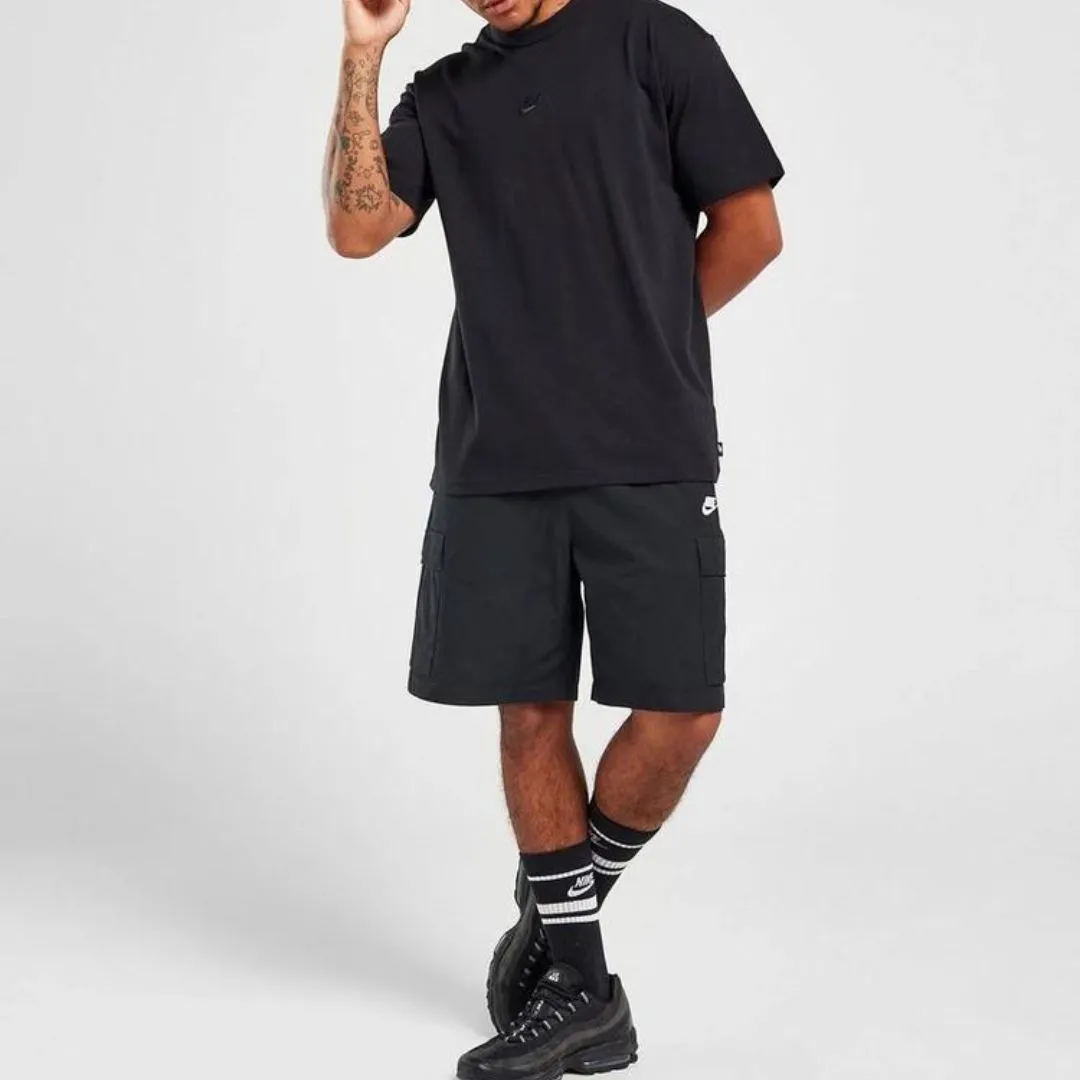 Nike  |Crew Neck Unisex Street Style Plain Cotton Short Sleeves