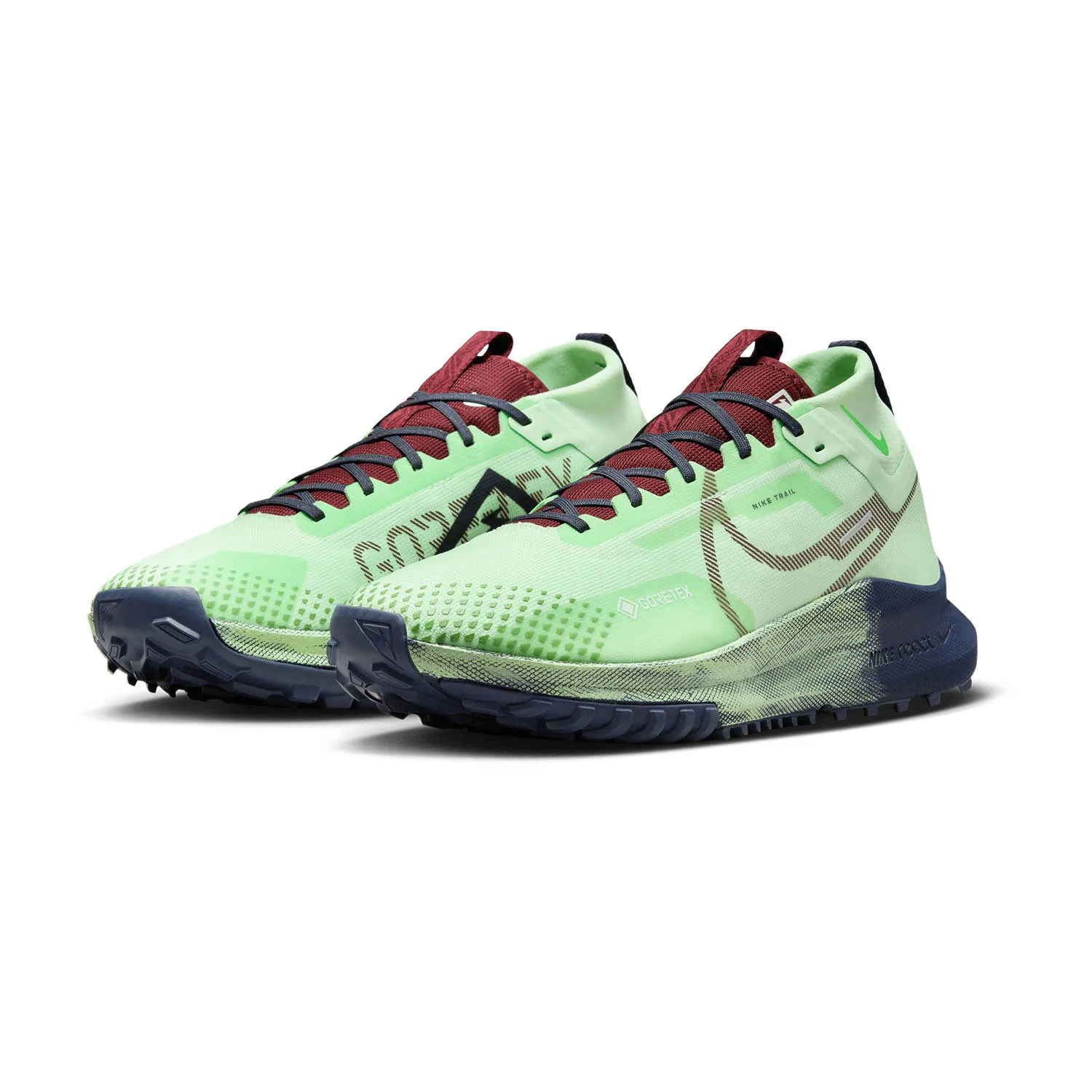 Nike React Pegasus Trail 4 GTX  Vapor Green/Dark Team Red/Thunder Blue