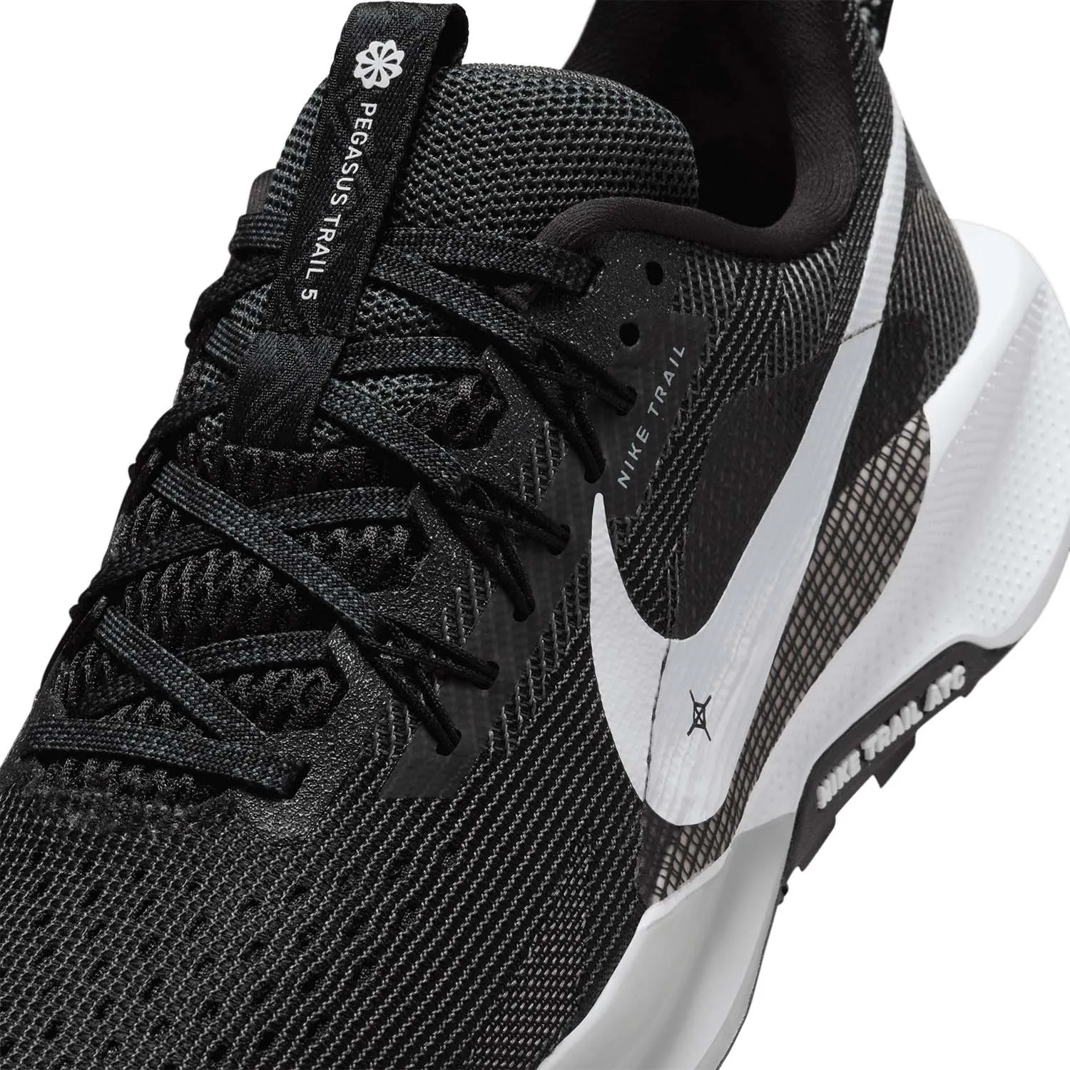 Nike ReactX Pegasus Trail 5  Black/White/Anthracite/Wolf Grey