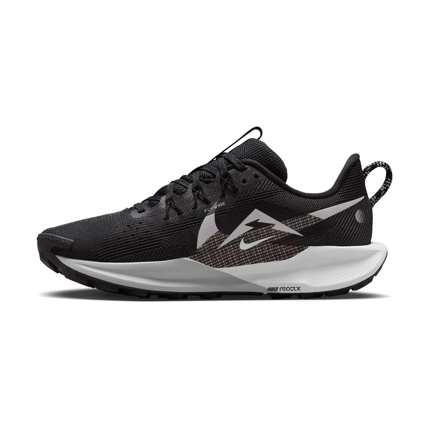 Nike ReactX Pegasus Trail 5  Black/White/Anthracite/Wolf Grey