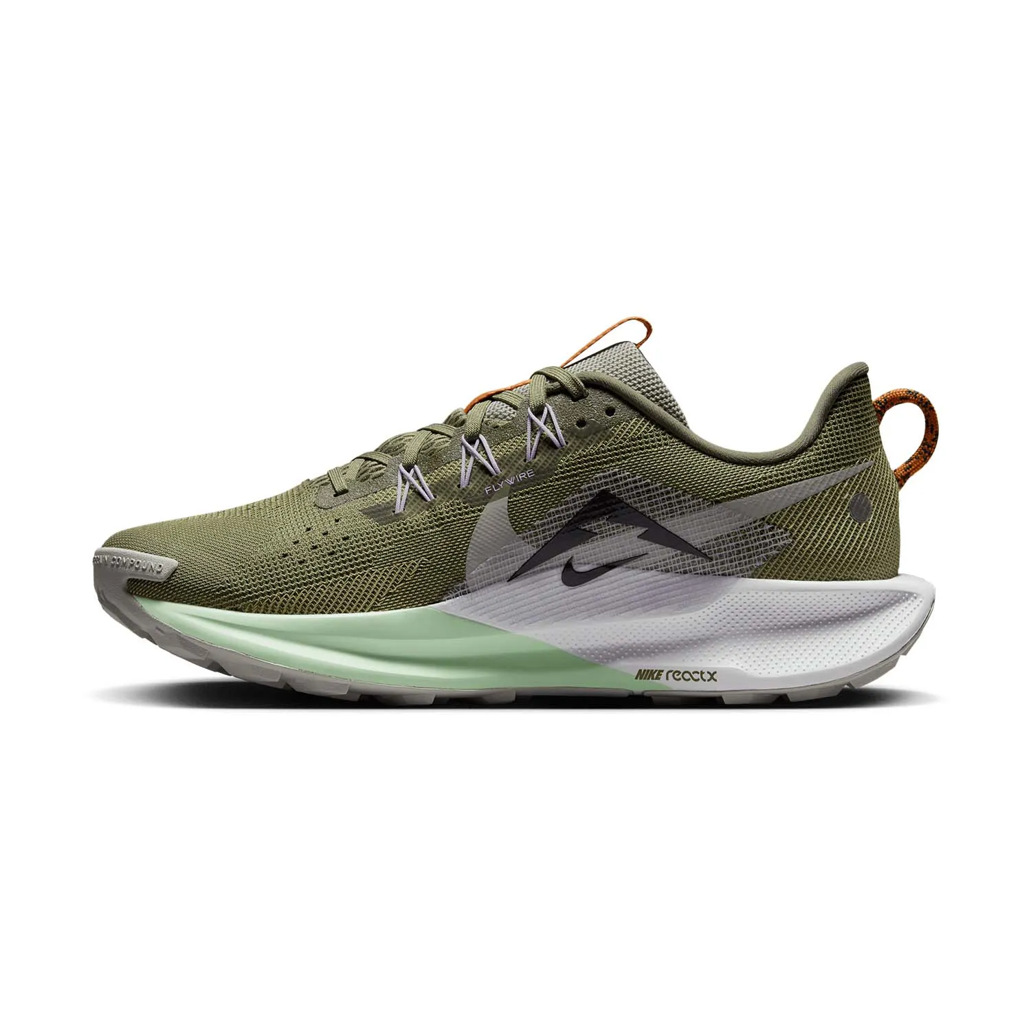 Nike ReactX Pegasus Trail 5  Medium Olive/Anthracite/Neutral Olive