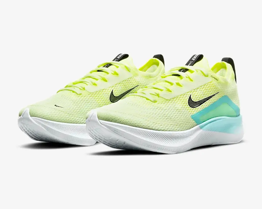 Nike Zoom Fly 4 Fast Pack Barely Volt Dynamic Turquoise Volt Black CT2401-700