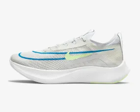 Nike Zoom Fly 4 Summit White Pure Platinum Imperial Blue Lime Glow CT2392-100