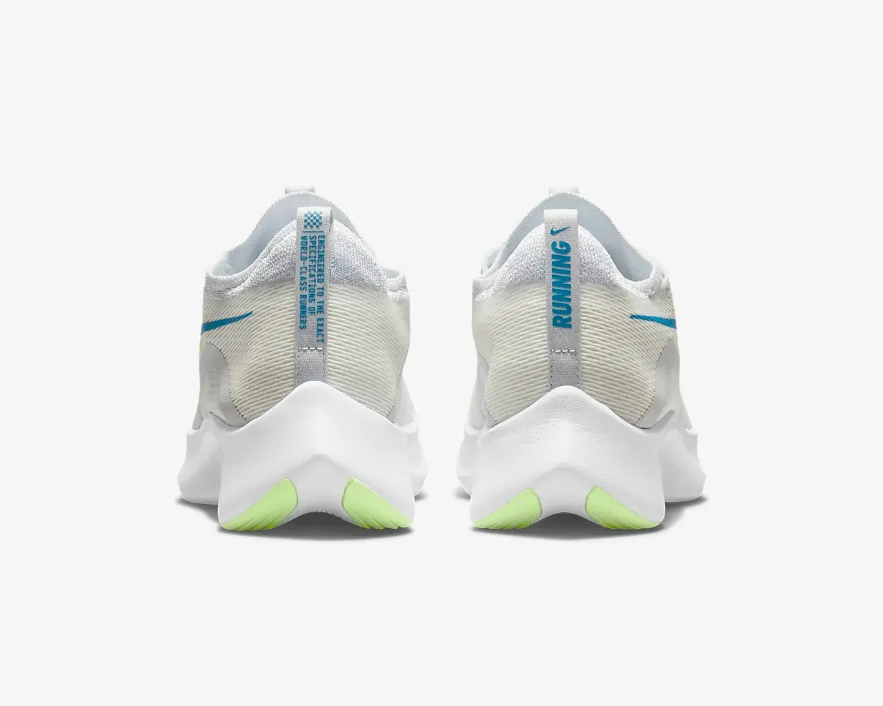 Nike Zoom Fly 4 Summit White Pure Platinum Imperial Blue Lime Glow CT2392-100