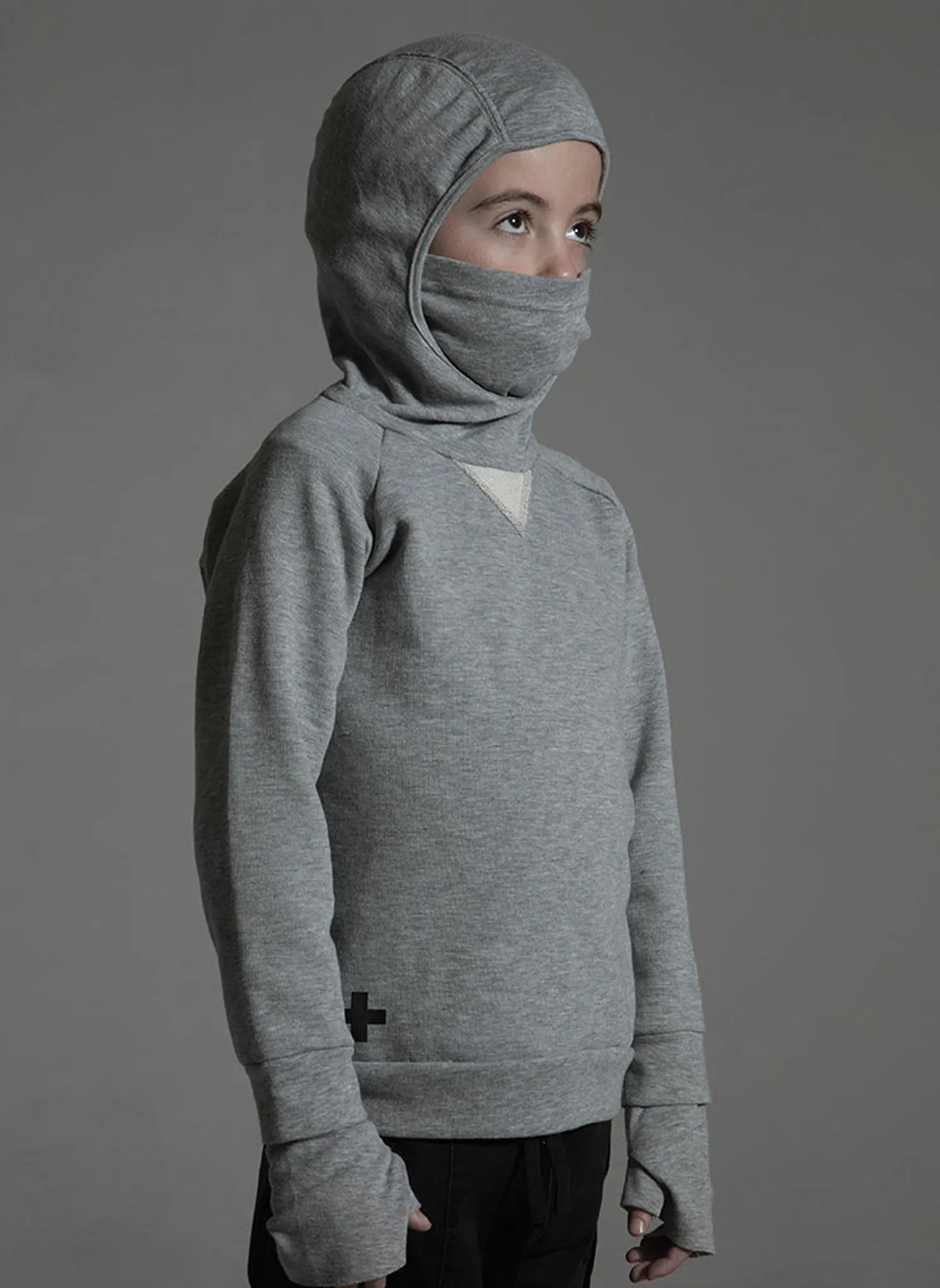 Nununu Ninja Sweatshirt in Heather Grey