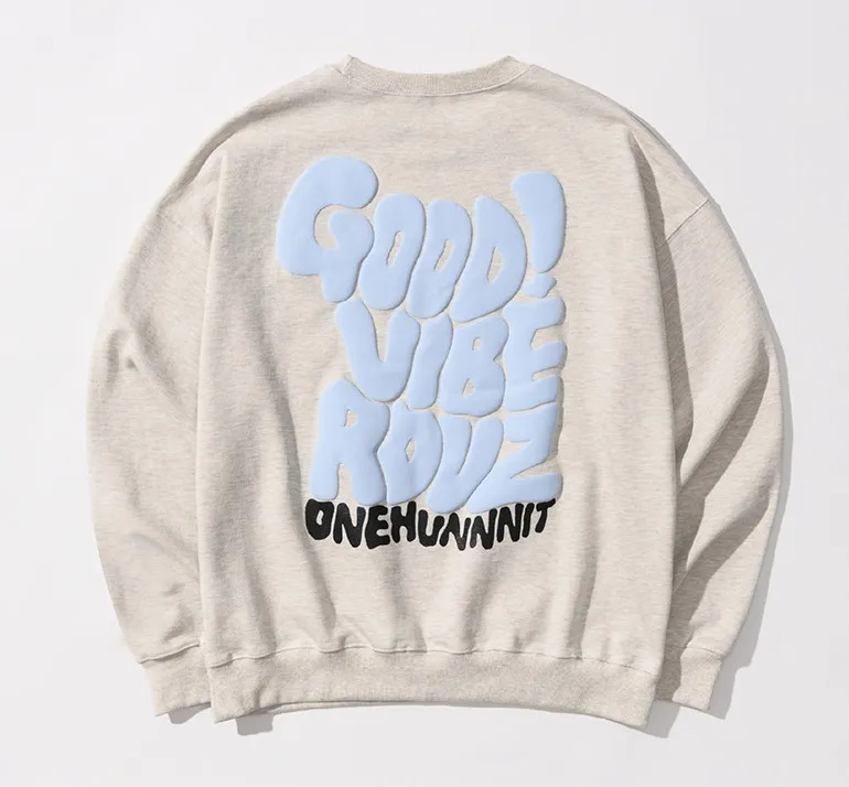 ONEHUNNNIT  |Unisex Street Style Collaboration Sweatshirts