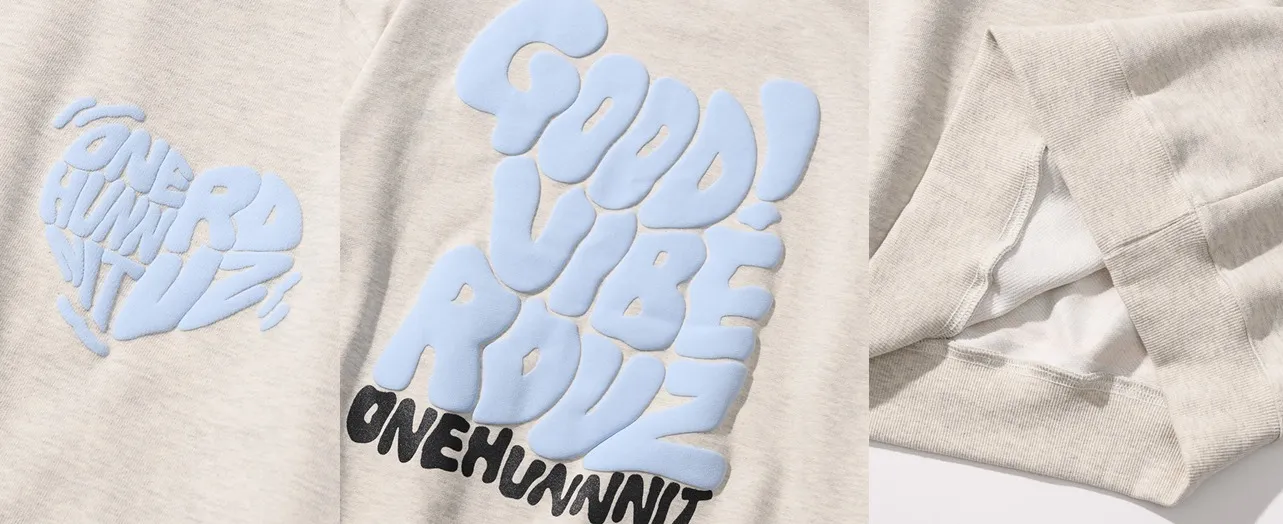 ONEHUNNNIT  |Unisex Street Style Collaboration Sweatshirts