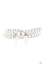 Paparazzi Romantic Redux Bracelet-white