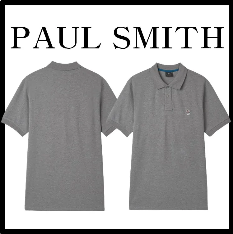 Paul Smith  |Unisex Street Style Logo Polos