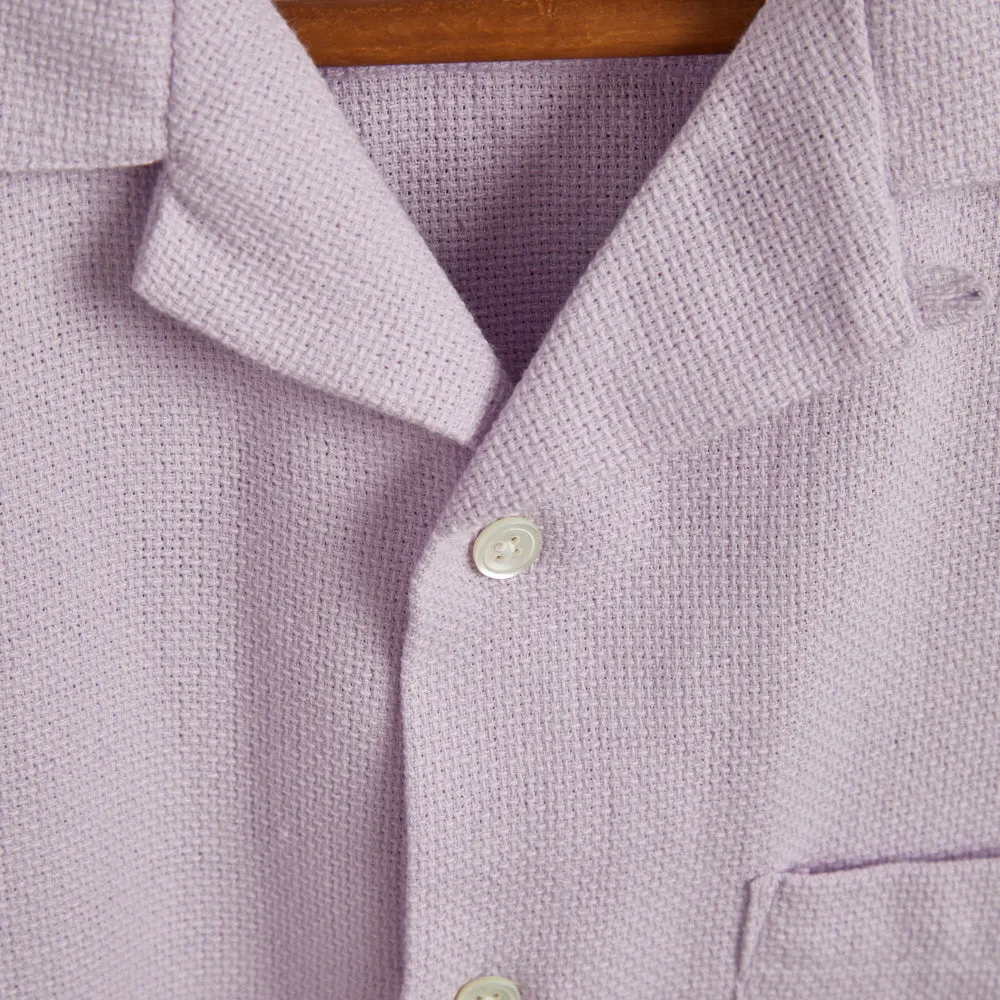 Pique S/S Vacation Shirt - Lavanda