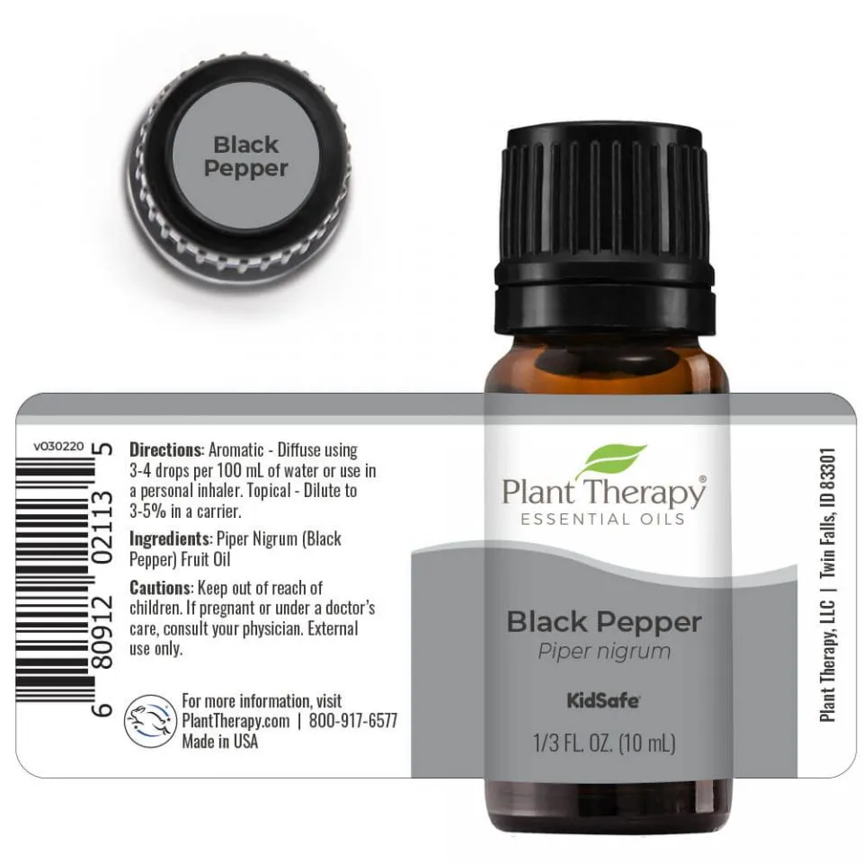 Plant Therapy Black Pepper Essential Oil